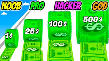 Money Roll Up! - NOOB vs PRO vs HACKER vs GOD