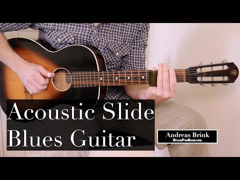 Acoustic Guitar Slide Blues In Open G Tuning