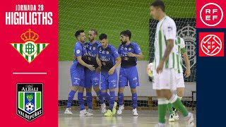 Resumen #PrimeraDivisiónFS | Real Betis 3-5 Viña Albali Valdepeñas | Jornada 28