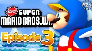 New Super Mario Bros. Wii Gameplay Walkthrough - Episode 3 - World 3! Penguin Suit! (Nintendo Wii) screenshot 3