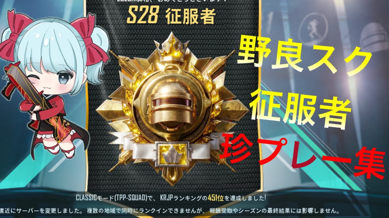 過去一苦しかった野良スク征服者  【PUBG モバイル】