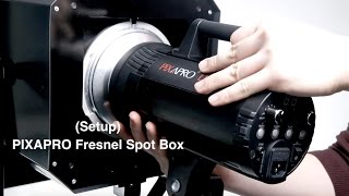 (SETUP) PIXAPRO Fresnel Spot Box Spotlight Projector (S type)