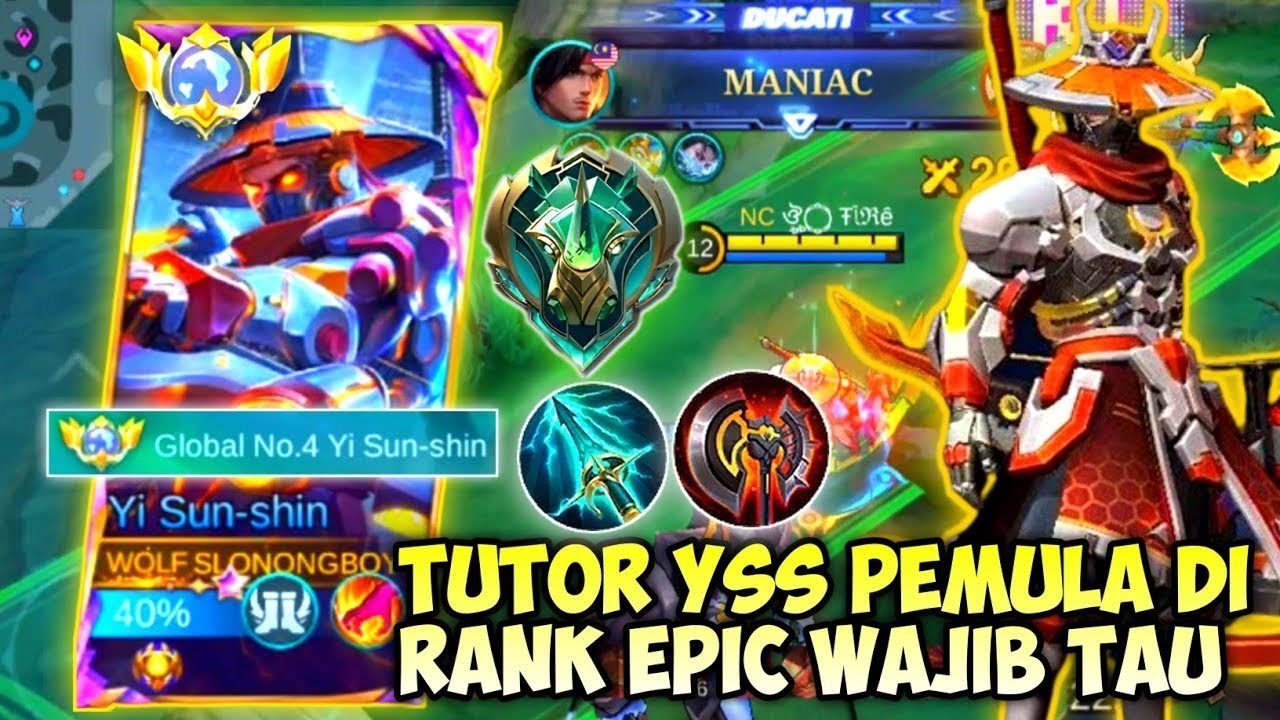 TUTORIAL WINSTREAK YSS REVAMP BUAT PEMULA FULL PENJELASAN ROTASI BUILD EMBLEM CARA MAIN PASIF YSS