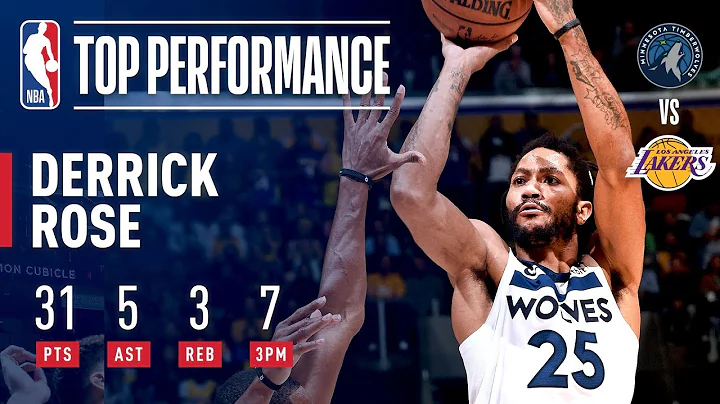Derrick Rose Drops 31 And A CAREER HIGH 7 3-Pointe...