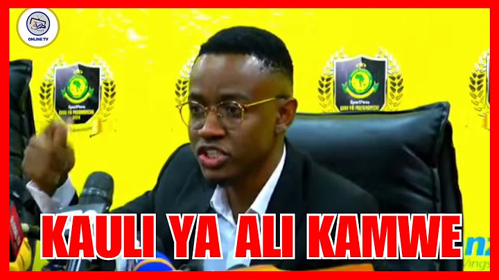 ALI KAMWE AIBUKA MBELE YA WANAHABARI BAADA YA TAARIFA KUSAMBAA KUONDOKA YANGA