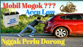 Dasyat Mobil mogok  baterai ngedrop tidak perlu dorong Part 1