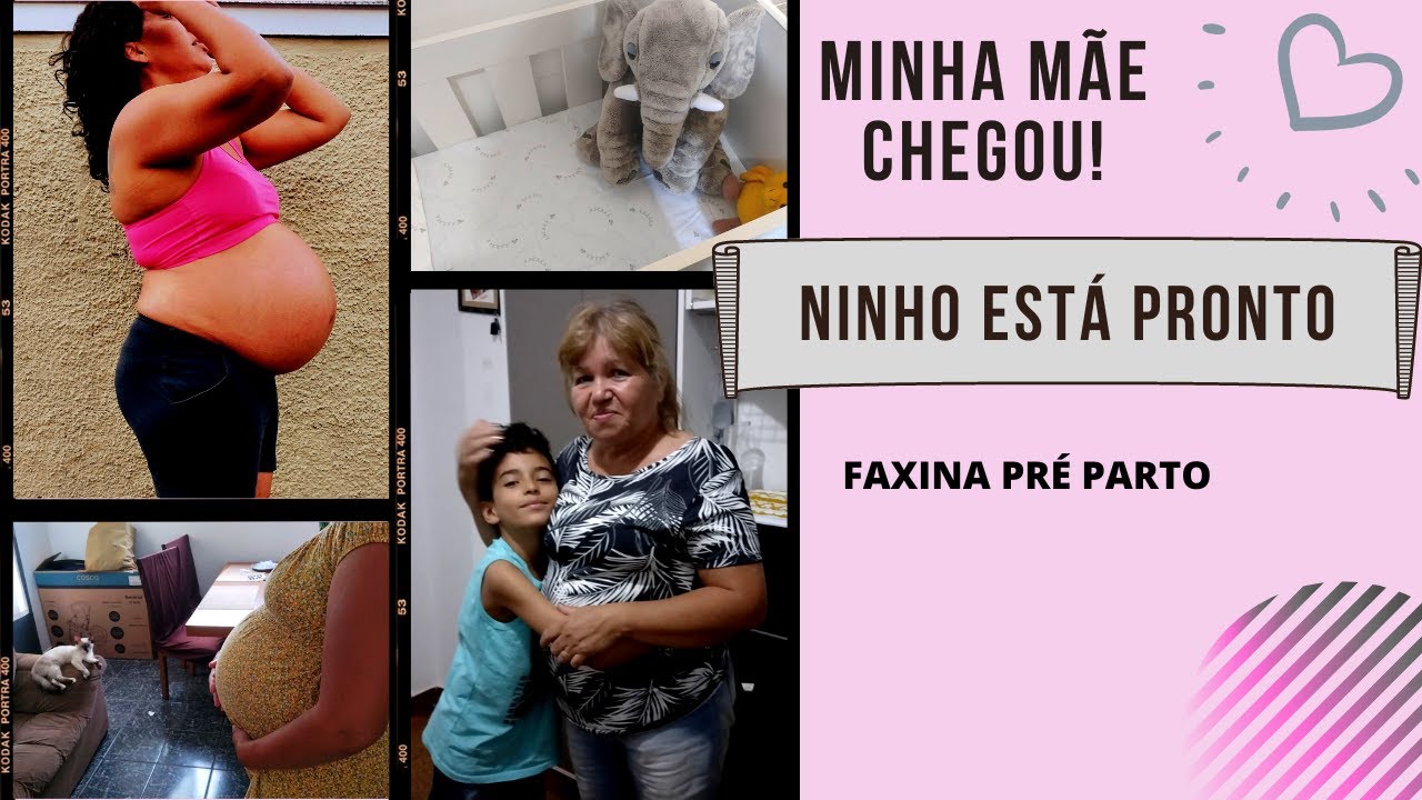 SINDROME DO NINHO ARRUMADO FAXINEI TUDO! Último dia grávida - YouTube