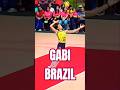 Gabi In Action Brazil Women Volleyball Serve Highlights in Slow Motion #epicvolleyball