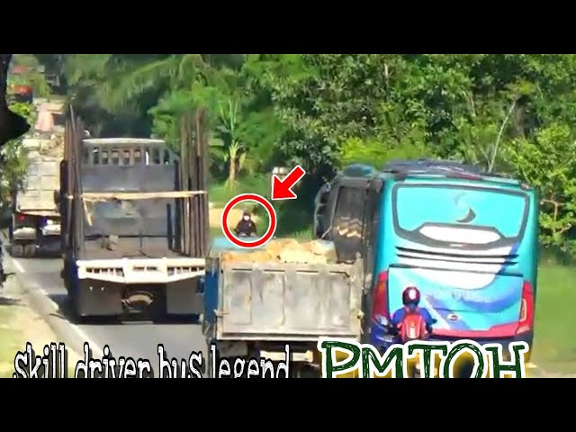 bus pmtoh sudah terbukti salah satu bus legend sumatra!!! apa lagi skill drivernya👍👍👍 class=