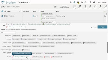 How to Batch Code or Rate Documents