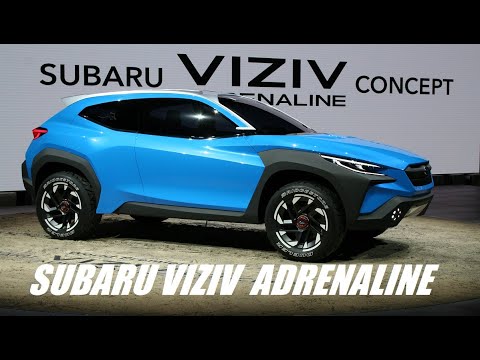 ТАКОЙ БУДЕТ новая SUBARU XV? Субару Визив Адреналин концепт