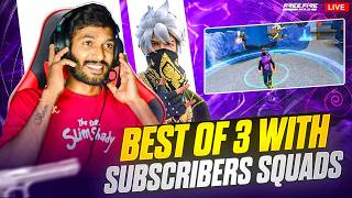 THALA GAMING😱 | BEST OF  3🥵 | 4 VS 4🔥 | FREE FIRE IN TELUGU #freefire #thalagaming #dfg screenshot 4