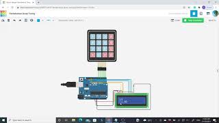 Arduino Calculator using Keypad and LCD - Tinkercad Calculator using 4x4 Keypad and LCD