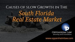 Causes of slower growth in south florida real estate market