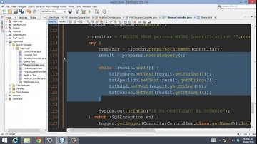 Eliminar datos en javafx