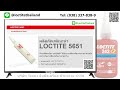 LOCTITE 5651 (Thread Sealant 250 ml) น้ำยาซีลเกลียวทนทานต่อแรงกระแทกและการสั่นสะเทือน/M 081-564-8315