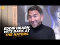 Eddie Hearn hits back at the haters, brutally honest about Anthony Joshua