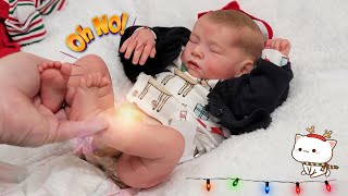 Night Routine For 2 Reborn Babies Poop Explosion Changing Newborns Getting Baby Ready..