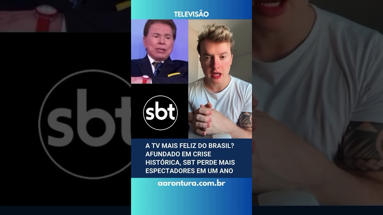 🚨 A TV mais feliz do Brasil? Afundado em crise histórica, SBT perde mais público em um ano