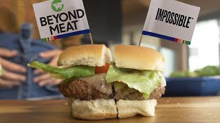 Impossible Burger vs Beyond Meat Burger Taste Test