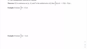 5.5.1: The Fundamental Theorem of Calculus
