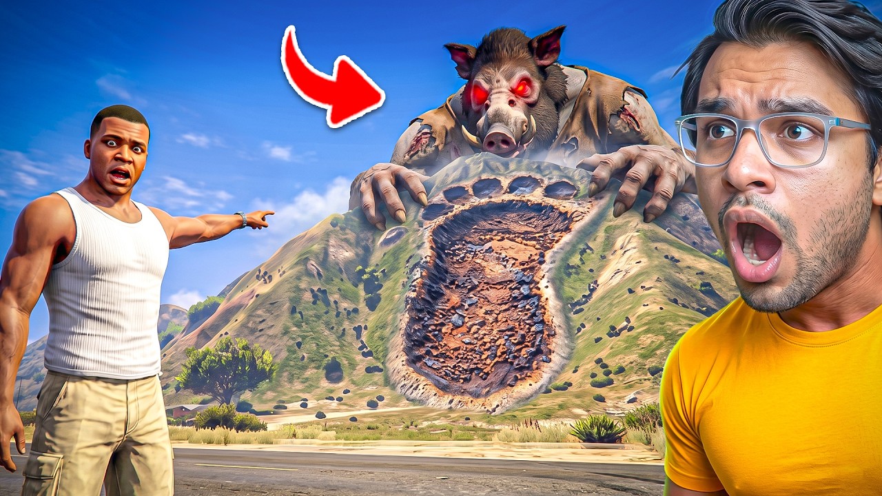 GTA V : Franklin Found the LAST MYSTERIOUS Footprint in GTA 5! 😨💀