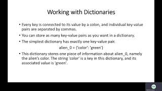 Python Lecture # 6 Part I