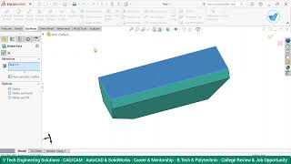How to convert a solid model in sheet metal in solidworks | convert to SheetMetal | SolidWorks