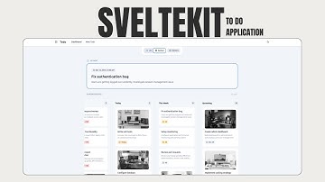 SvelteKit Todo Application (Demo & Architecture)