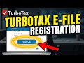 How to register with TurboTax for IRS e-file - Easy Tutorial