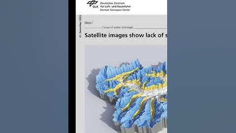 Drought is called the CREEPING DISASTER - Dr Francesco Avanzi