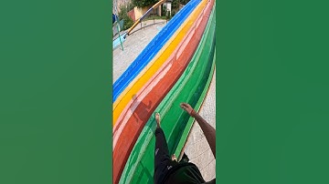 Bella ciao playground parkour water park running sliding pov #shorts