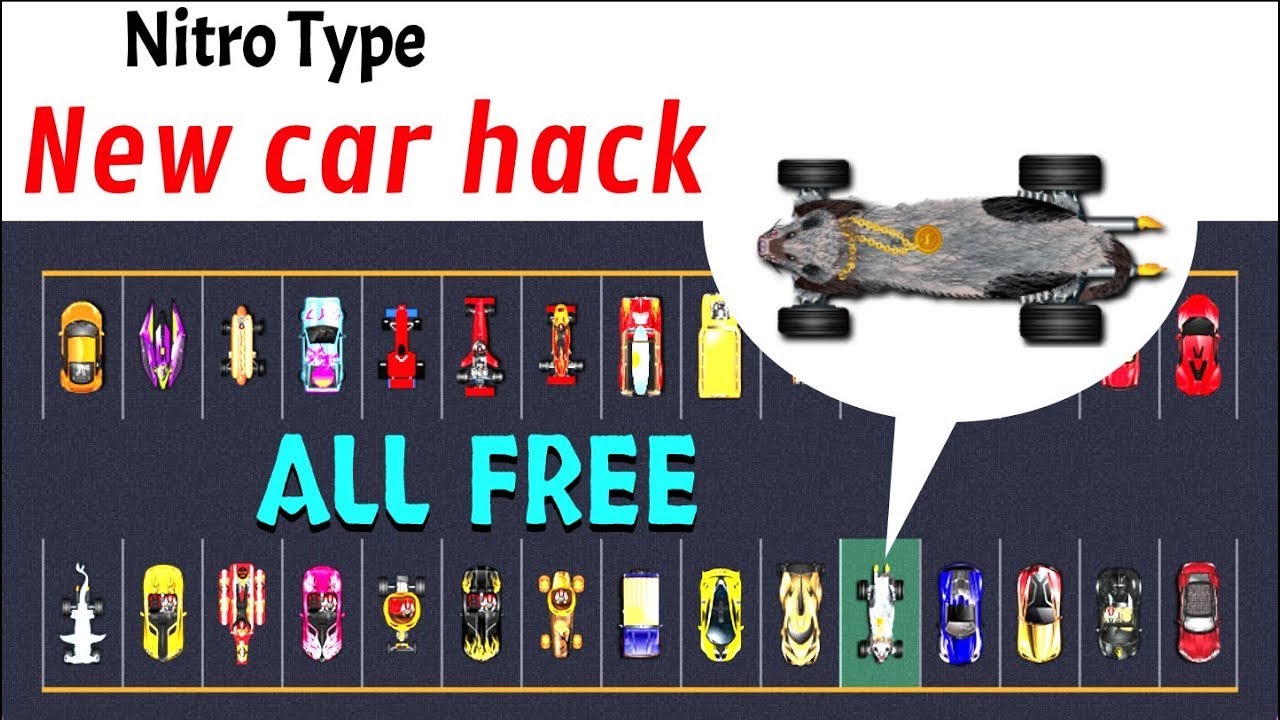 Nitro Type car hack How to get every car for Free! YouTube