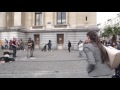 Reggae busker street performance