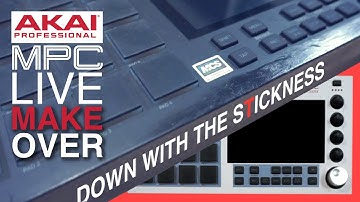 Sticky AKAI MPC LIVE? New Look with a new MPC Skin - Tutorial how to replace Skin like MPC Stuff