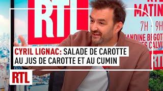 Cyril Lignac : Salade de carotte au jus de carotte et au cumin