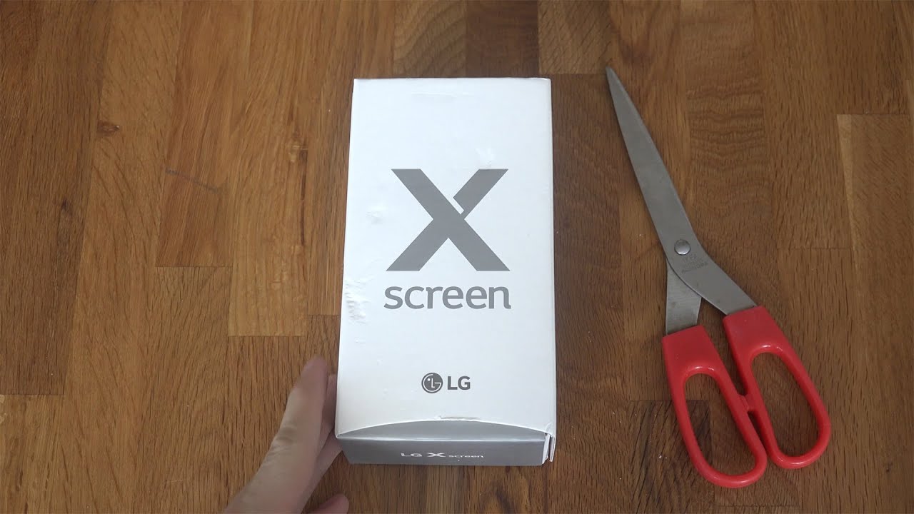 LG X Screen - Распаковка