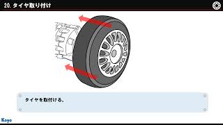 ハブ用円すいコロ軸受の整備の流れ