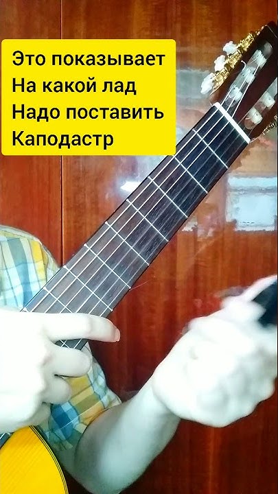 как поменять тональность +3 #каподастр #урокигитары #shorts - YouTube