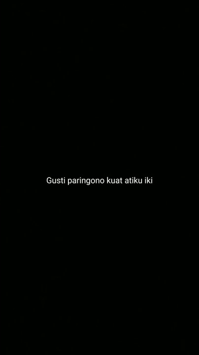 story wa // Gusti paringono kuat atiku iki cover gitar