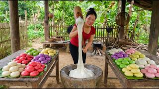 Making Homemade Mochi to Sell at the Market – Soft, Chewy & Delicious! screenshot 5