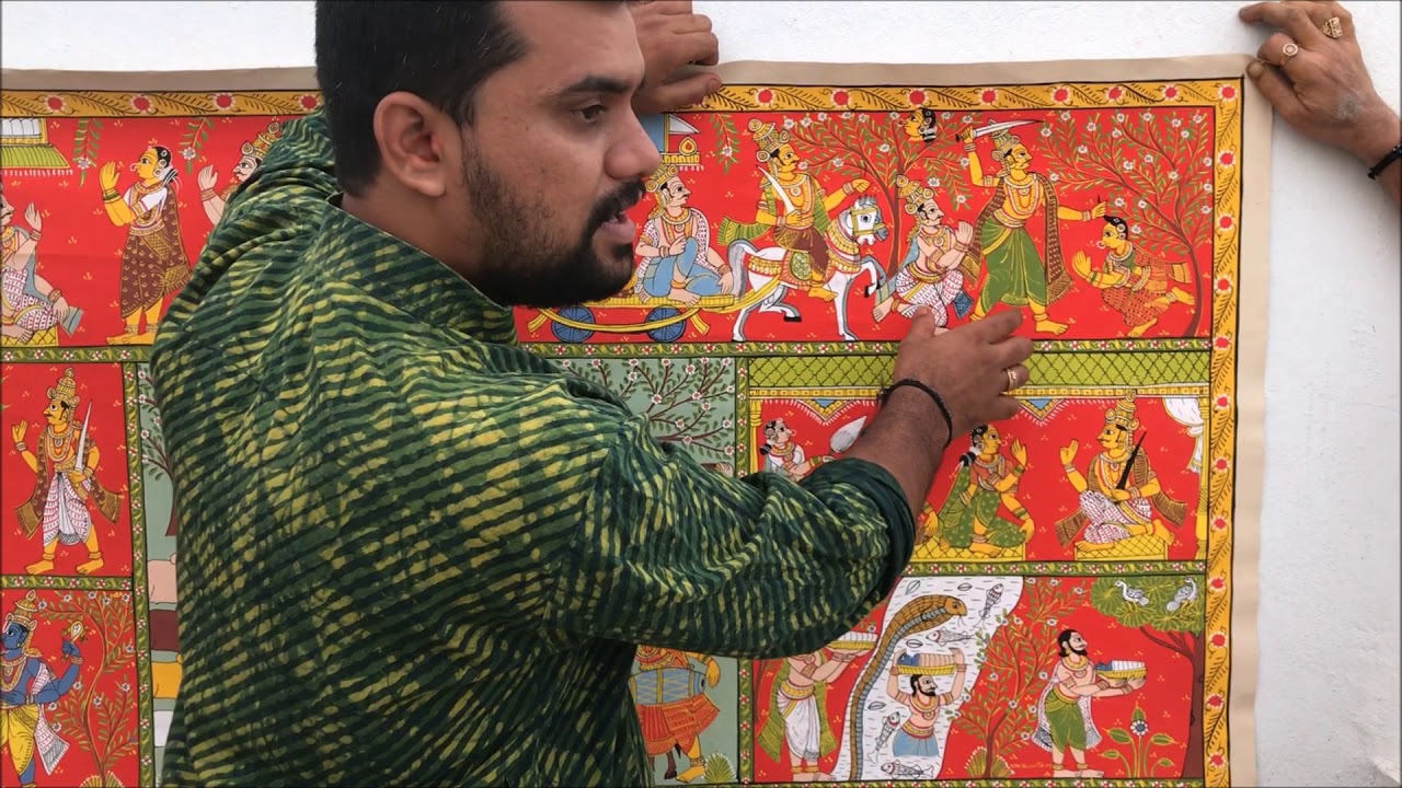 CHERIYAL PAINTINGS STORY NARRATION