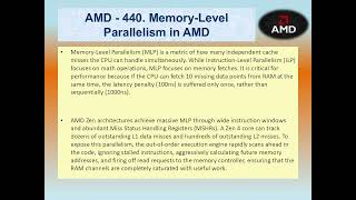AMD #440 – Memory Level Parallelism in AMD