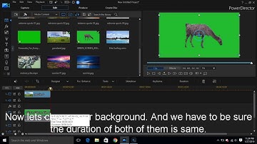 How to change video background-Power Director 16