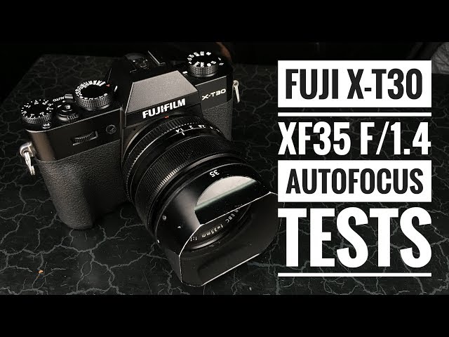 Fujifilm X-T30 Camera and Fujifilm 35mm F1.4 R Lens