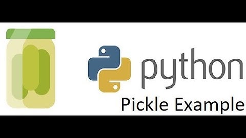 Pickling and unpickling in python | pickle module | making python objects portable and serialization