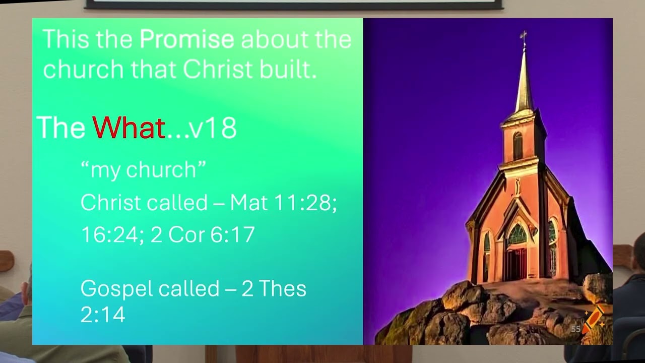 The Promise: This Is The Church Christ Built (Marc Lee Gospel Meeting Sun AM)