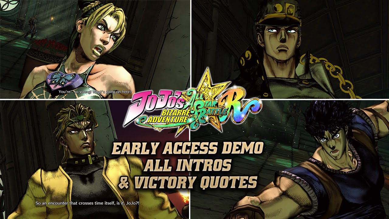 All Character Victory Poses-JoJo's Bizarre Adventure All Star