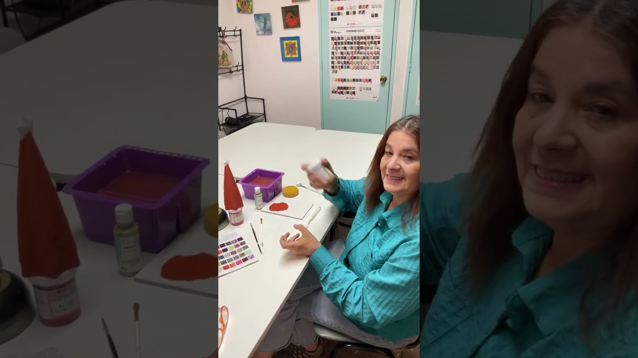 Aplicación de esmaltes navideños