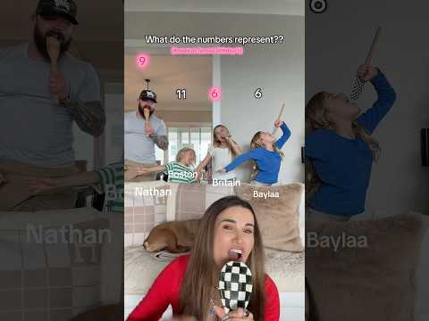 WHAT do the numbers MEAN❓😱 #trends #family #nishaandfam